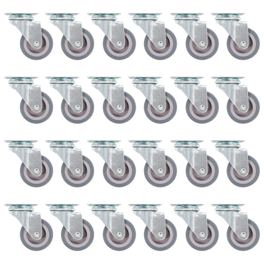 vidaXL 48 pcs Swivel Casters 50 mm