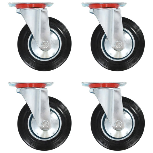 vidaXL 32 pcs Swivel Casters 160 mm