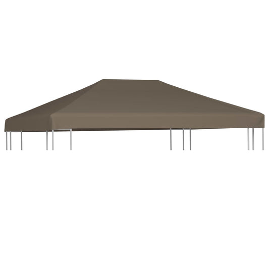 vidaXL Gazebo Top Cover 310 g/må_ 3x3 m Taupe