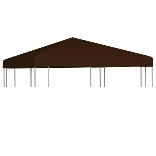 vidaXL Gazebo Top Cover 310 g/må_ 3x3 m Brown