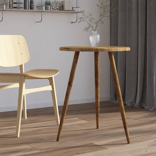 vidaXL Bistro Table Dark Brown ??60x76 cm MDF and Iron