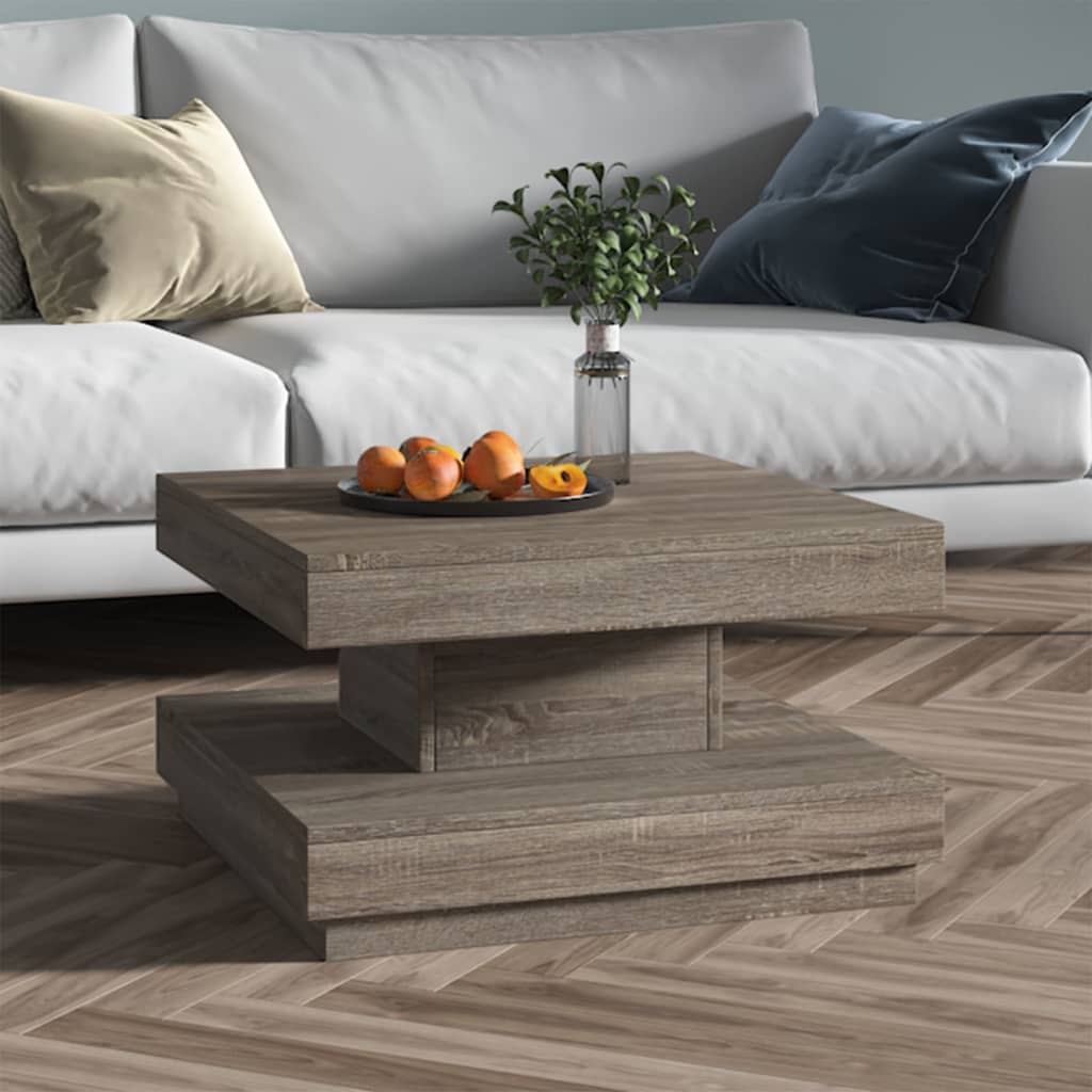 vidaXL Coffee Table Grey 60x60x35 cm MDF