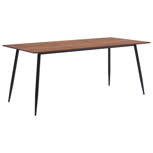 vidaXL Dining Table Brown 180x90x75 cm MDF