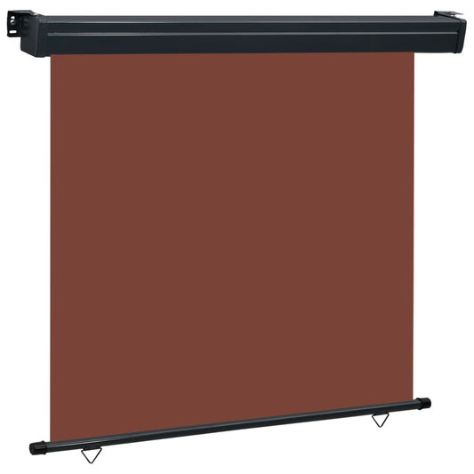 vidaXL Balcony Side Awning 160x250 cm Brown