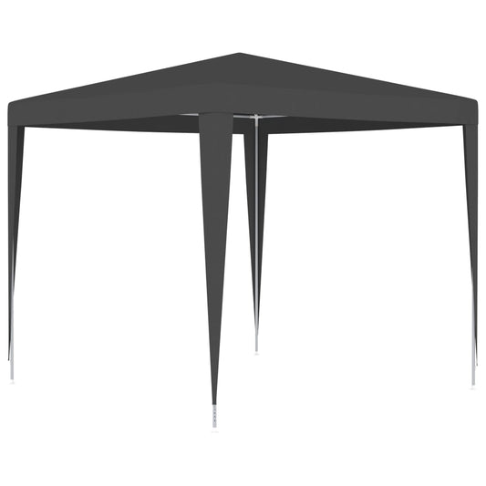 vidaXL Professional Party Tent 2.5x2.5 m Anthracite 90 g/må_