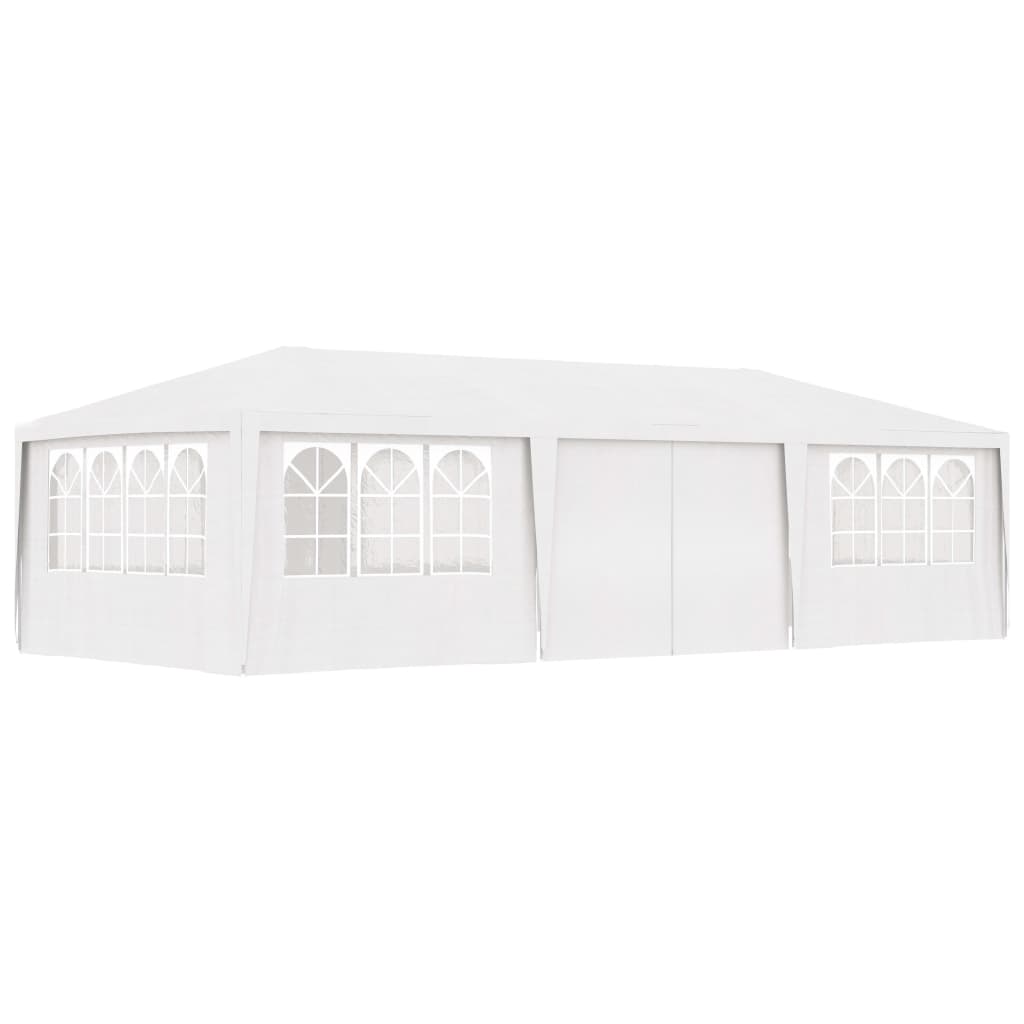 vidaXL Professional Party Tent with Side Walls 4x9 m White 90 g/m?