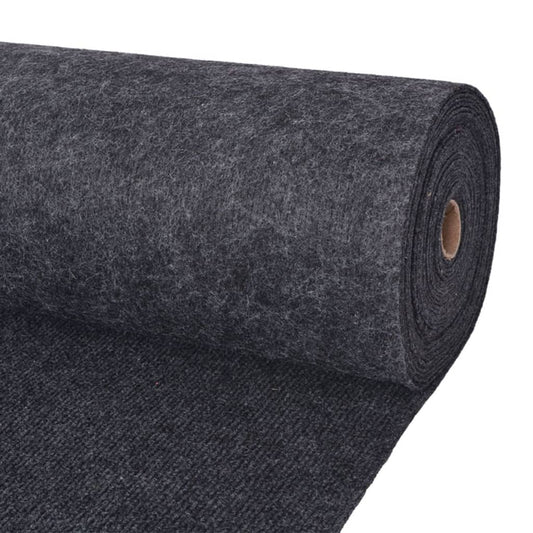 vidaXL Exhibition Carpet Rib 1.2x10 m Anthracite