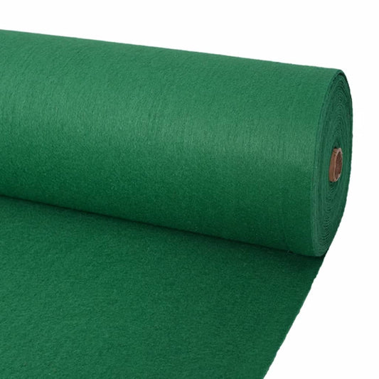 vidaXL Exhibition Carpet Plain 1.2x12 m Green