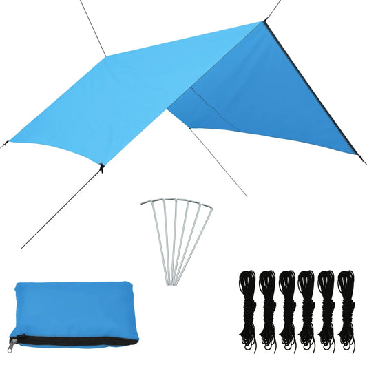 vidaXL Outdoor Tarp 3x2.85 m Blue
