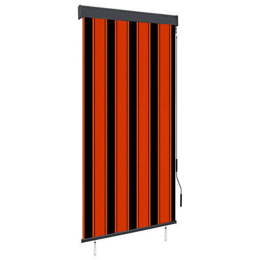 vidaXL Outdoor Roller Blind 80x250 cm Orange and Brown