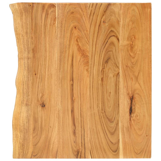 vidaXL Bathroom Vanity Top Solid Acacia Wood 58x52x3.8 cm