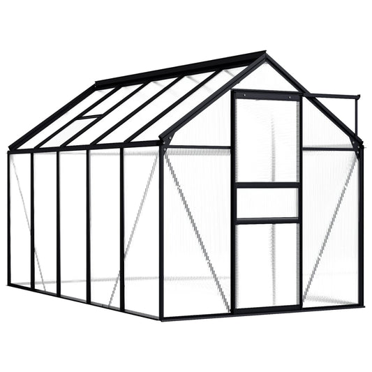 vidaXL Greenhouse Anthracite Aluminium 5.89 må_
