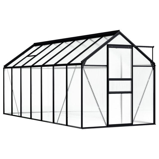 vidaXL Greenhouse Anthracite Aluminium 8.17 må_