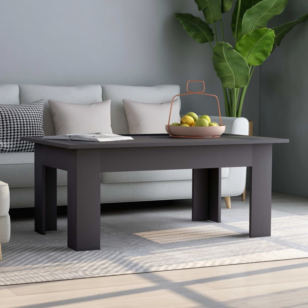 vidaXL Coffee Table Grey 100x60x42 cm Engineered Wood