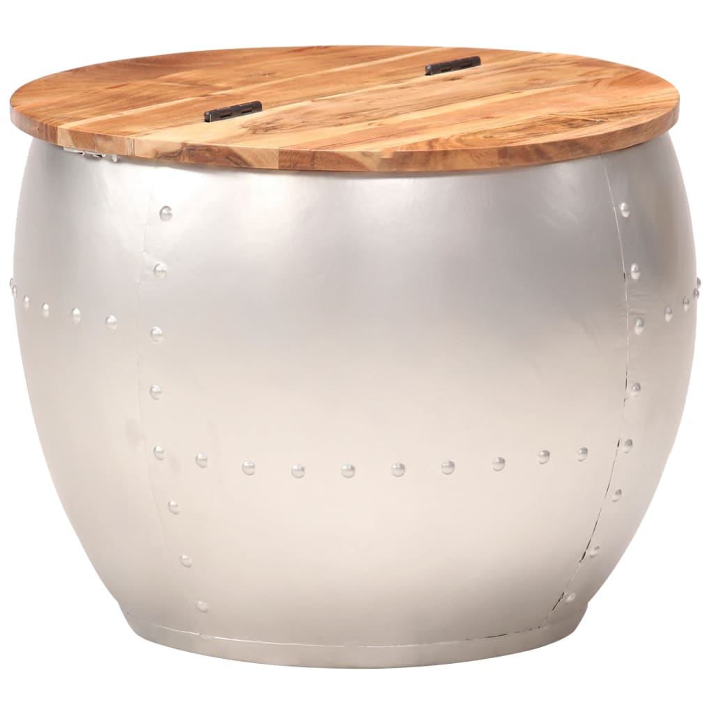 vidaXL Coffee Table 53x43 cm Solid Acacia Wood