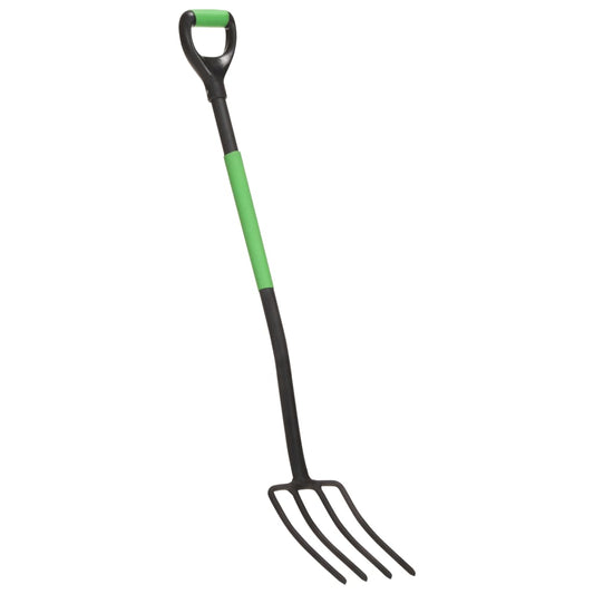 vidaXL Garden Digger Fork D Grip Steel