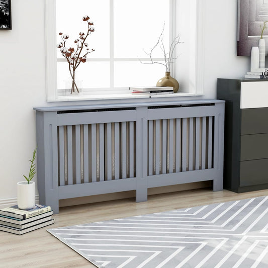 vidaXL Radiator Cover Anthracite 172x19x81 cm MDF