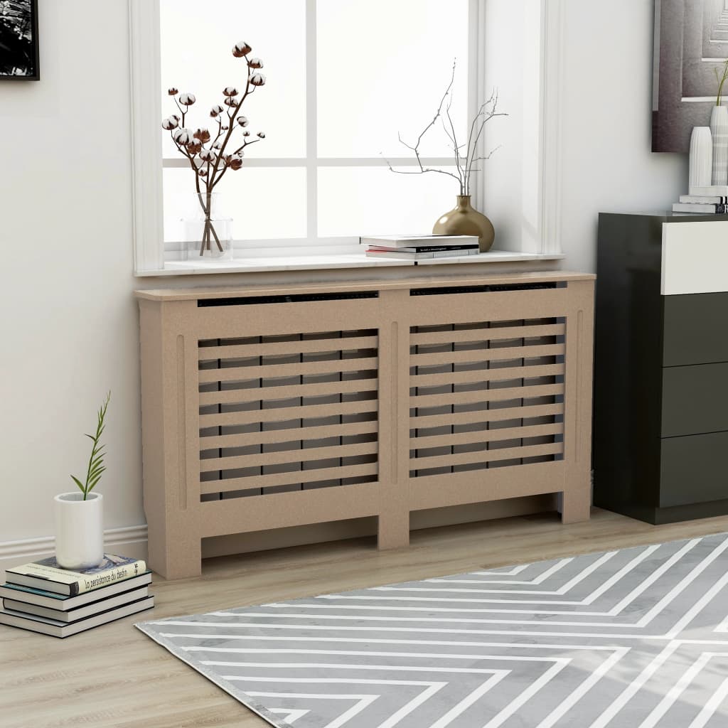 vidaXL Radiator Cover 152x19x81 cm MDF