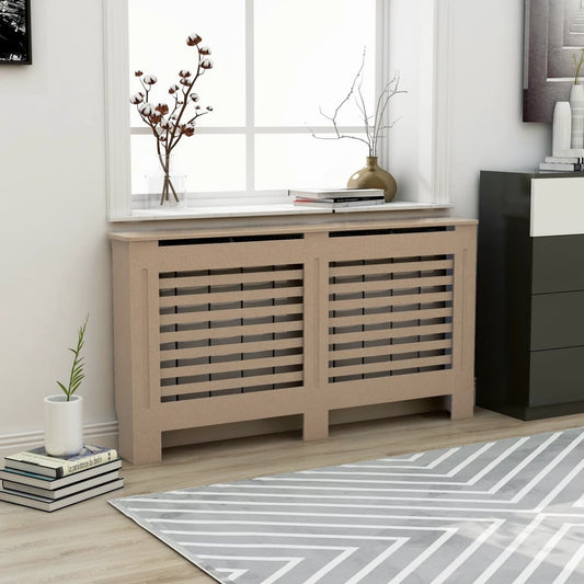 vidaXL Radiator Cover 152x19x81 cm MDF