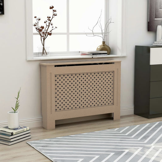 vidaXL Radiator Cover 112x19x81 cm MDF