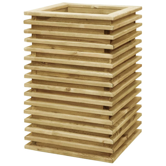 vidaXL Garden Raised Bed 50x50x80 cm Impregnated Pinewood
