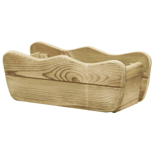 vidaXL Garden Raised Bed 50x18x18 cm Impregnated Pinewood