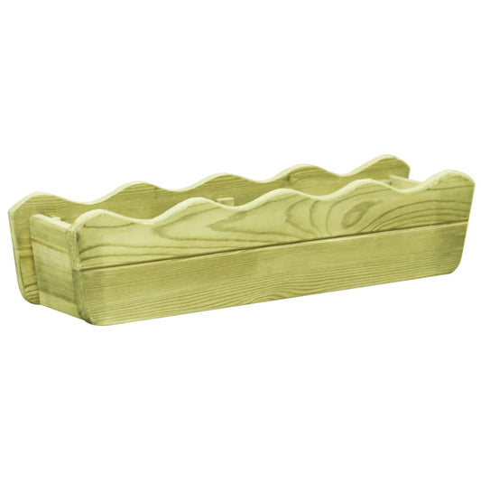 vidaXL Garden Raised Bed 80x18x18 cm Impregnated Pinewood