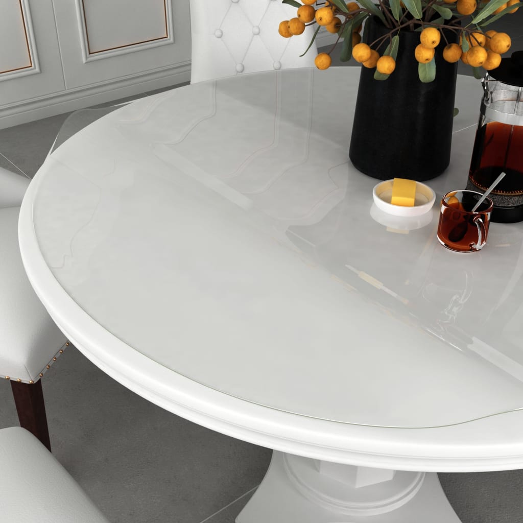 vidaXL Table Protector Transparent Ì÷ 80 cm 2 mm PVC