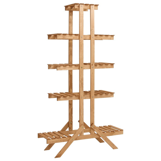 vidaXL Plant Stand 83x25x142 cm Firwood