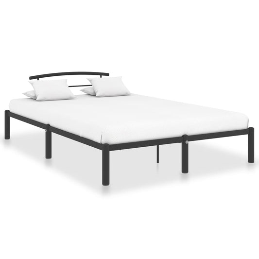 vidaXL Bed Frame Black Metal 120x200 cm