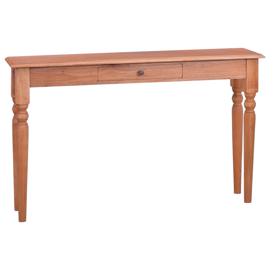 vidaXL Console Table 120 cm Solid Mahogany Wood