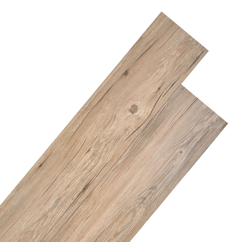 vidaXL Non Self-adhesive PVC Flooring Planks 4.46 må_ 3 mm Oak Brown