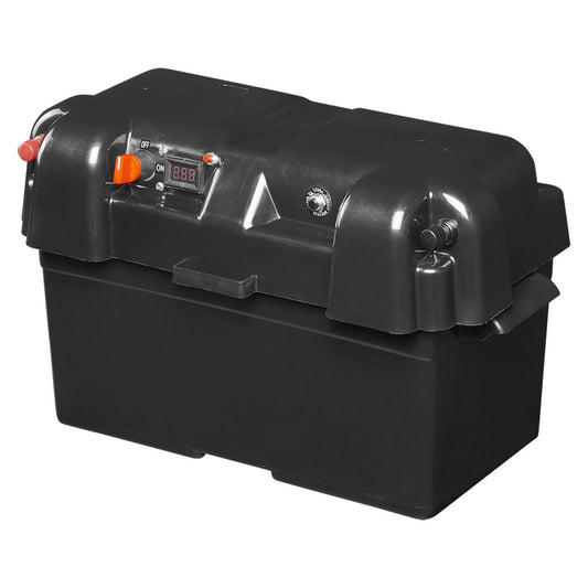 ProPlus Battery Box with USB and Voltmeter 35x18x20 cm