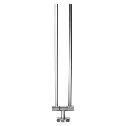Bathroom Solutions Double Towel Rail Stainless Steel 50 cm