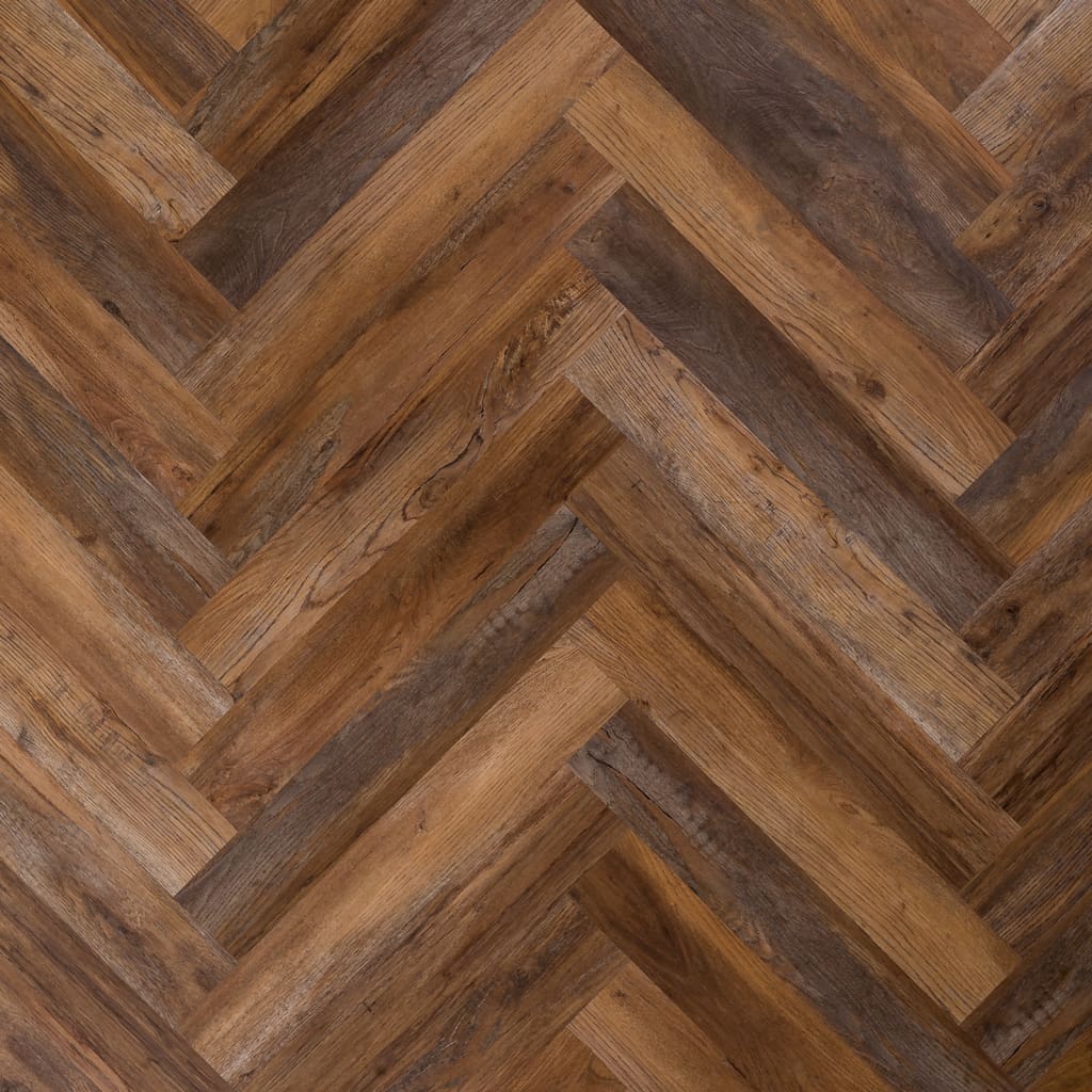 WallArt Wood Look Planks Barnwood Oak Umber Brown
