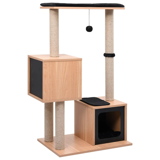 vidaXL Cat Tree with Sisal Scratching Mat 104 cm