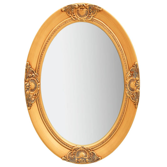 vidaXL Wall Mirror Baroque Style 50x70 cm Gold