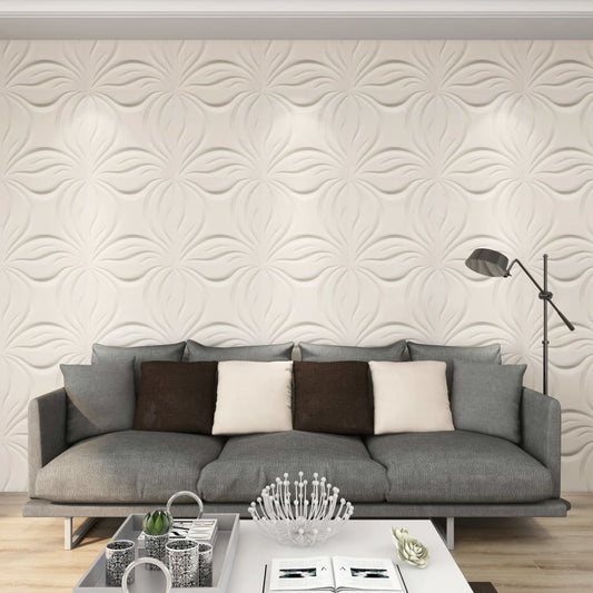 vidaXL 12 pcs Wall Panels 3D 0.5x0.5 m 3 må_