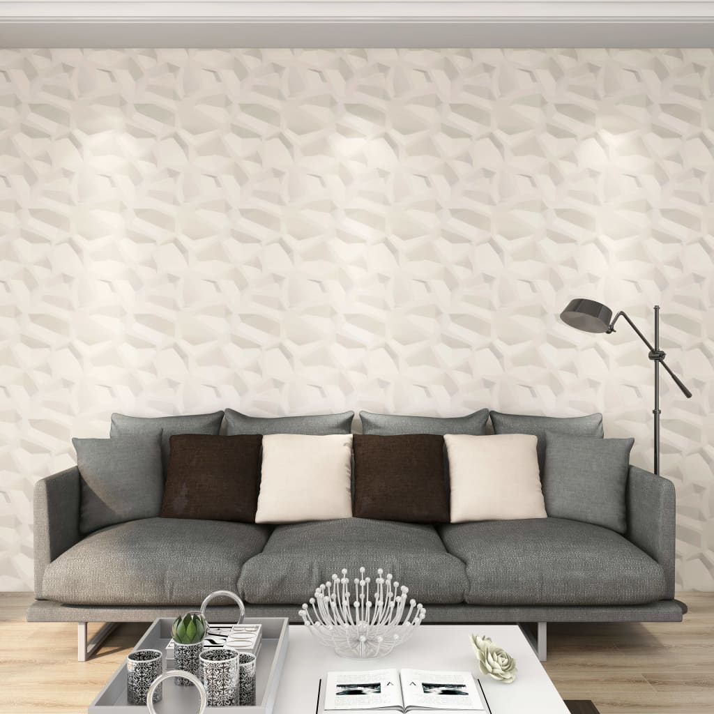vidaXL 24 pcs Wall Panels 3D 0.5x0.5 m 6 må_