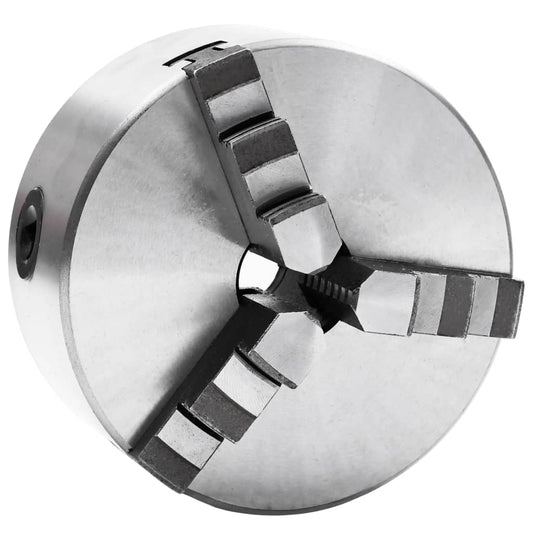 vidaXL 3 Jaw Self-Centering Lathe Chuck 125 mm Steel