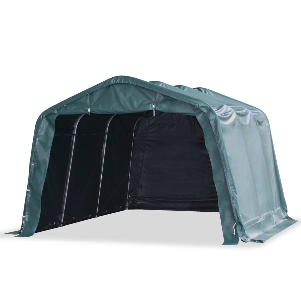 vidaXL Removable Livestock Tent PVC 550 g/må_ 3.3x4.8 m Dark Green
