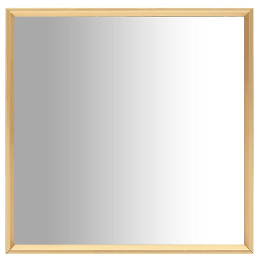 vidaXL Mirror Gold 40x40 cm