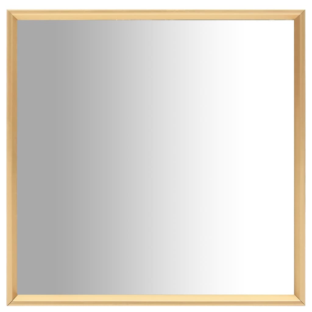 vidaXL Mirror Gold 70x70 cm