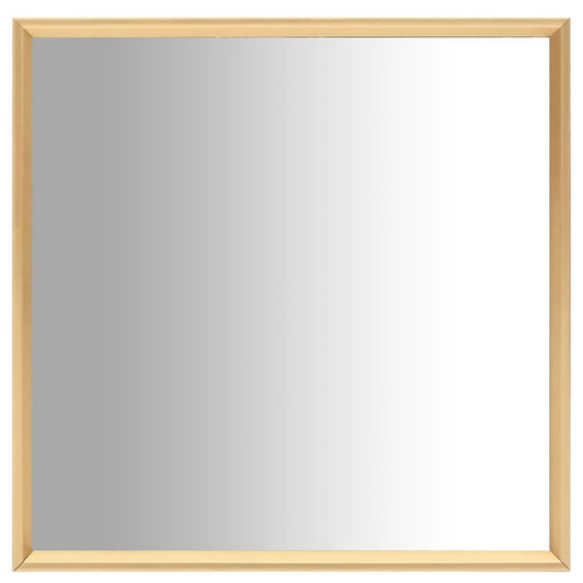 vidaXL Mirror Gold 70x70 cm