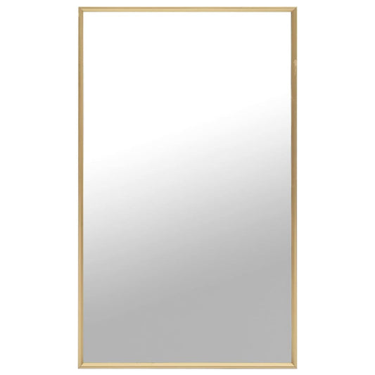 vidaXL Mirror Gold 100x60 cm