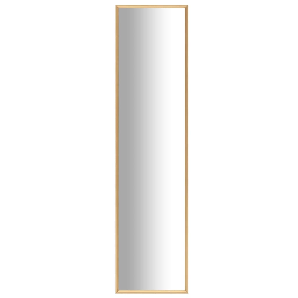 vidaXL Mirror Gold 140x40 cm