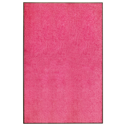 vidaXL Doormat Washable Pink 120x180 cm