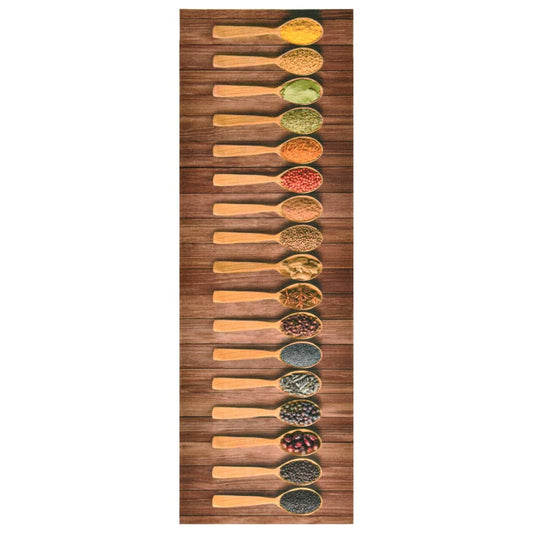 vidaXL Kitchen Floor Mat Washable Spoon 60x180 cm
