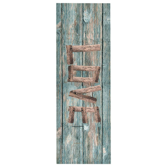 vidaXL Kitchen Floor Mat Washable Love 60x180 cm