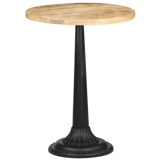 vidaXL Bistro Table Ì÷60x76 cm Rough Mango Wood